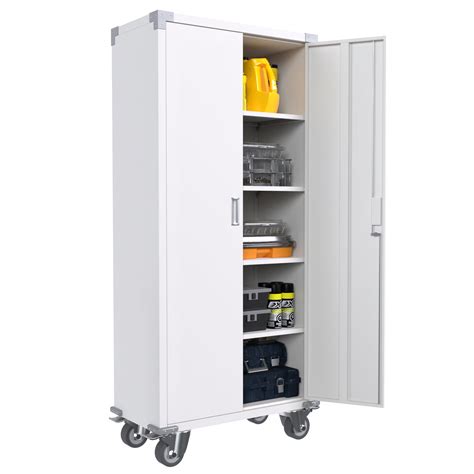 lockable storage cabinet with wheels